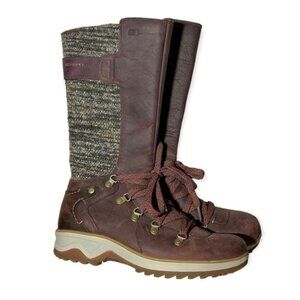 Merrell  Eventyr Peak Waterproof Mid Calf Boots in Wine
